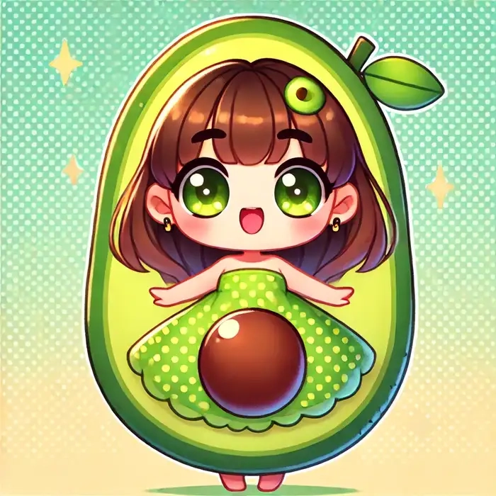 Tạo điểm nhấn với mẫu chibi bơ độc đáo