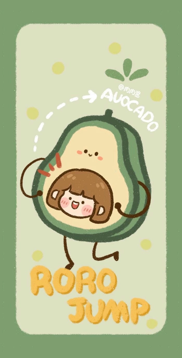 Chia sẻ cách vẽ quả bơ chibi dễ thực hiện