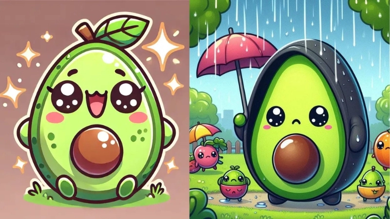 Trái bơ chibi là gì mà gây sốt cộng đồng mạng