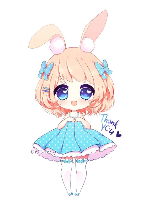 Mẫu đẹp trong hình vẽ chibi cute