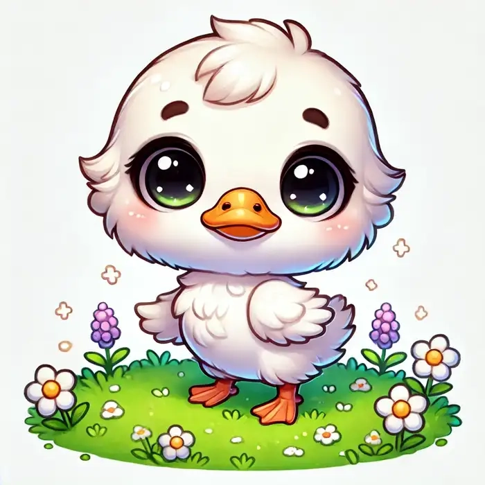 Cùng chiêm ngưỡng bộ hình vịt chibi