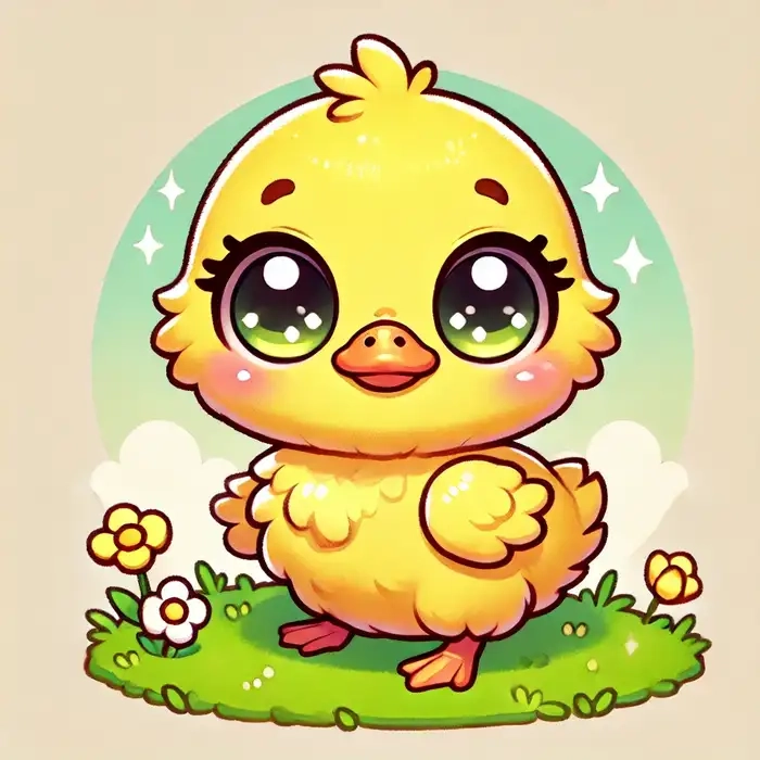 Nét ngầu xen đáng yêu của mr vịt chibi