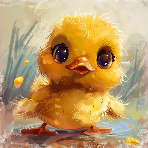 Đổi mới profile với avatar vịt cute chibi