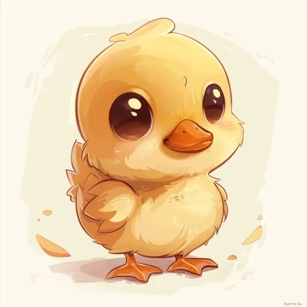 Gợi ý ý tưởng độc đáo để vẽ vịt chibi