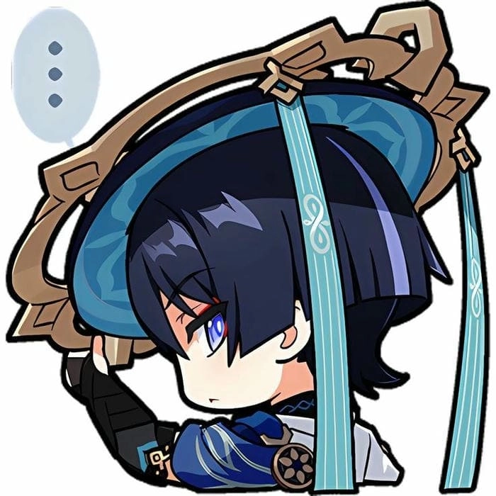 Trọn bộ wanderer chibi sticker png rõ nét