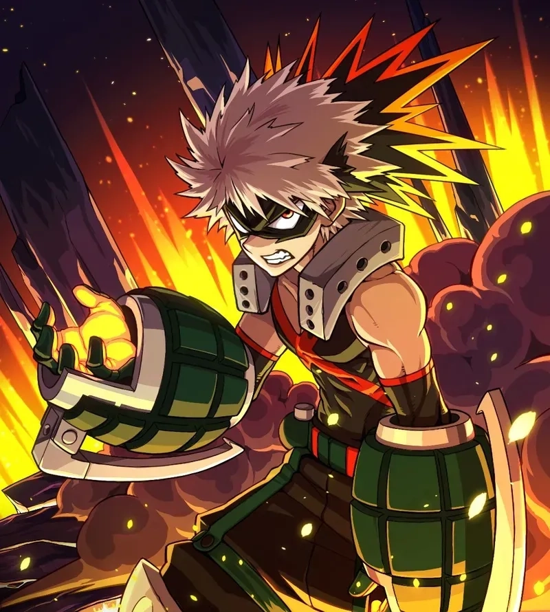 Sự giận dữ là sức mạnh của Katsuki Bakugo