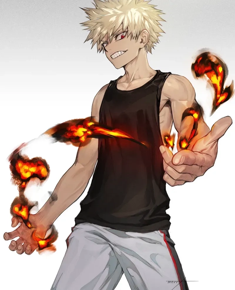 Tuyển tập fanart ấn tượng Bakugou Katsuki fanart