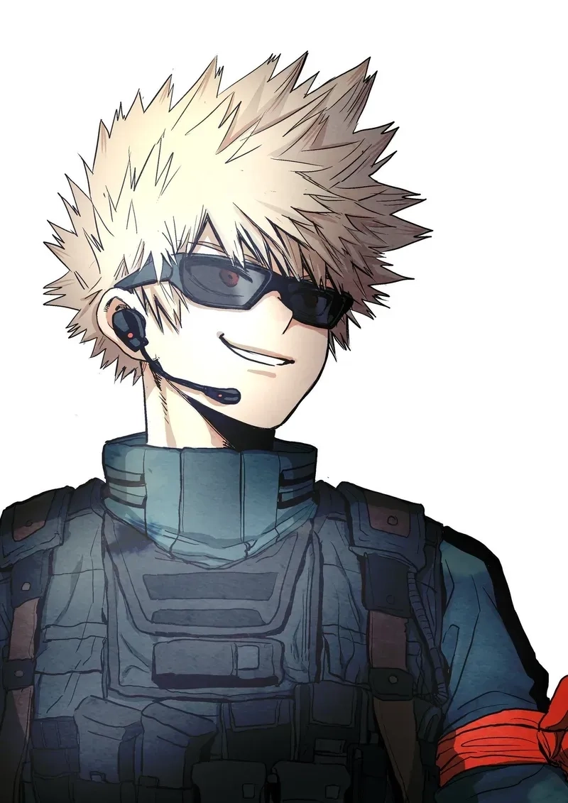 Hình ảnh dễ thương của Bakugo cute