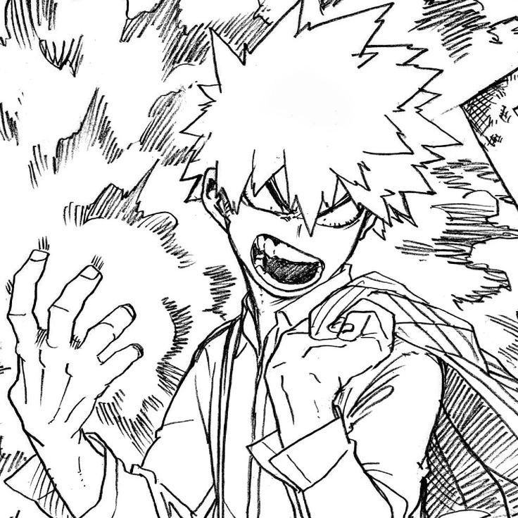 Khoảnh khắc hiếm hoi Bakugo cười