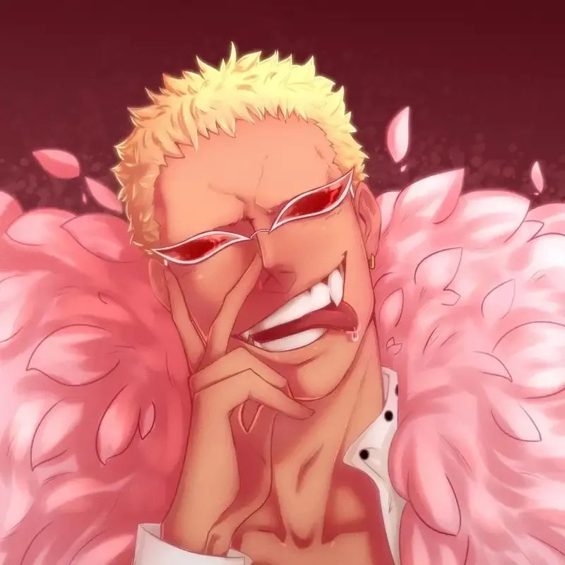Donquixote Doflamingo wallpaper khiến màn hình thêm ấn tượng