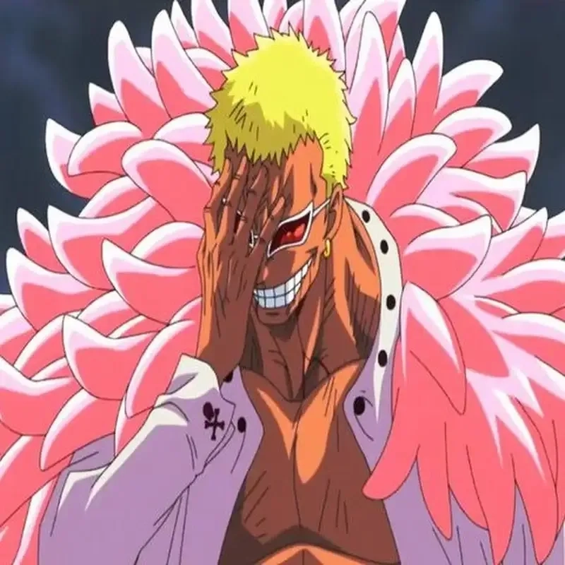 Donquixote Doflamingo logo biểu tượng quyền lực tối cao
