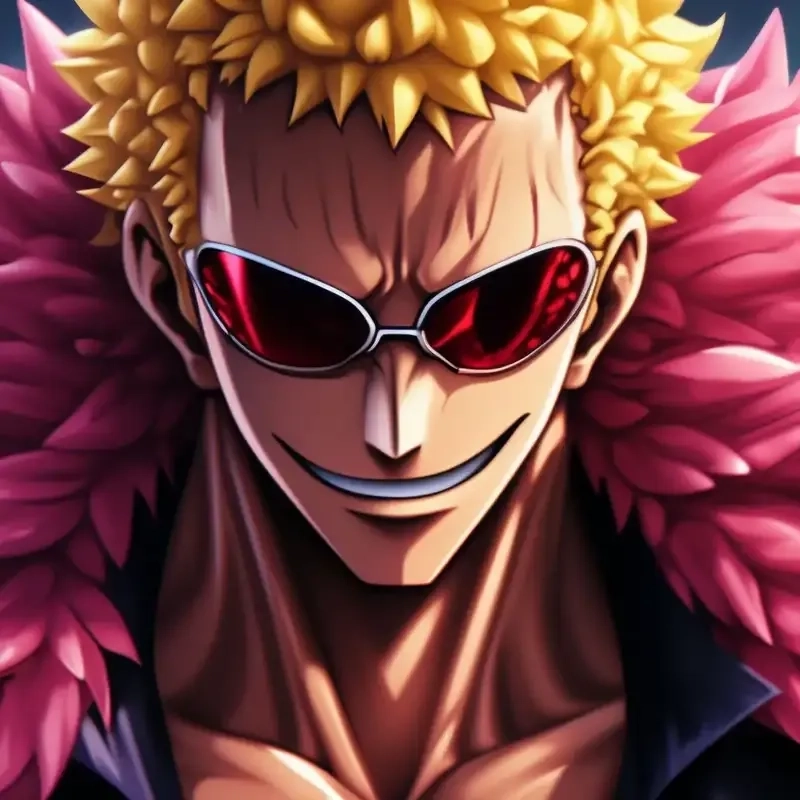 Oculos Donquixote Doflamingo chiếc kính che giấu âm mưu