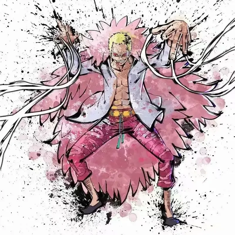 Lentes de Donquixote Doflamingo kính mắt biểu tượng phản diện