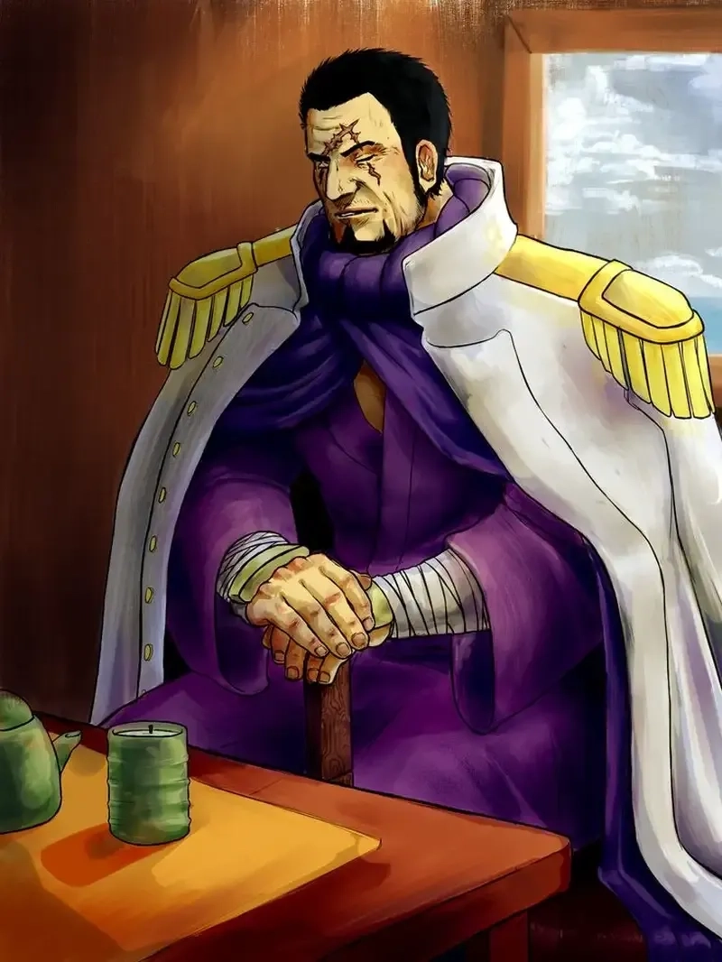 Tương tác thú vị giữa Luffy Fujitora