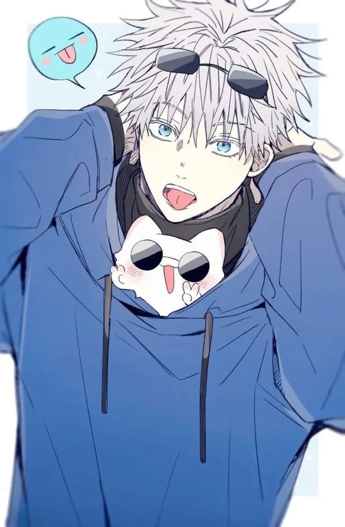 Ảnh vẽ Gojo ngầu cực chất dành cho bạn