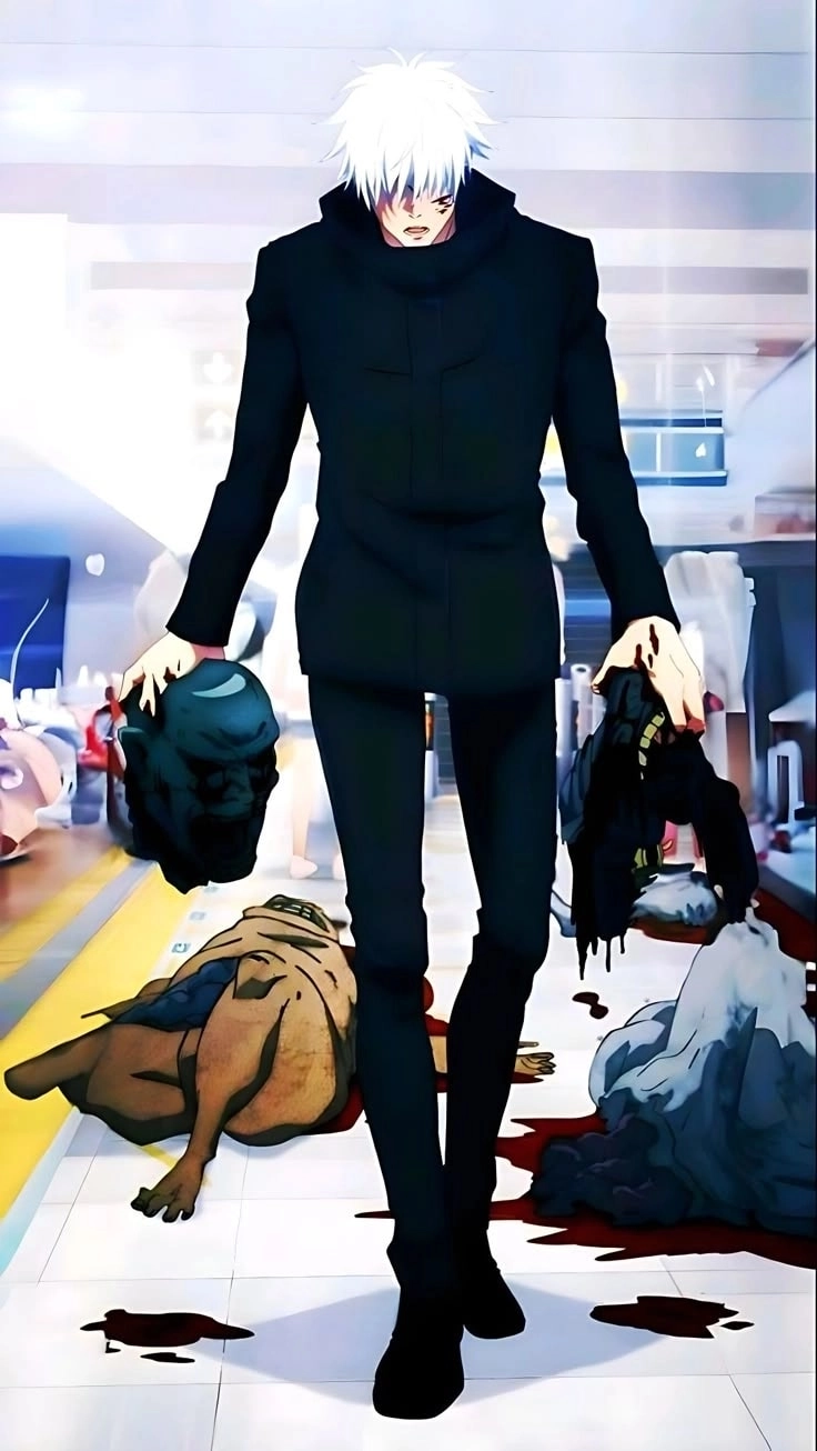 Kiểu tóc đặc trưng của Gojo hair