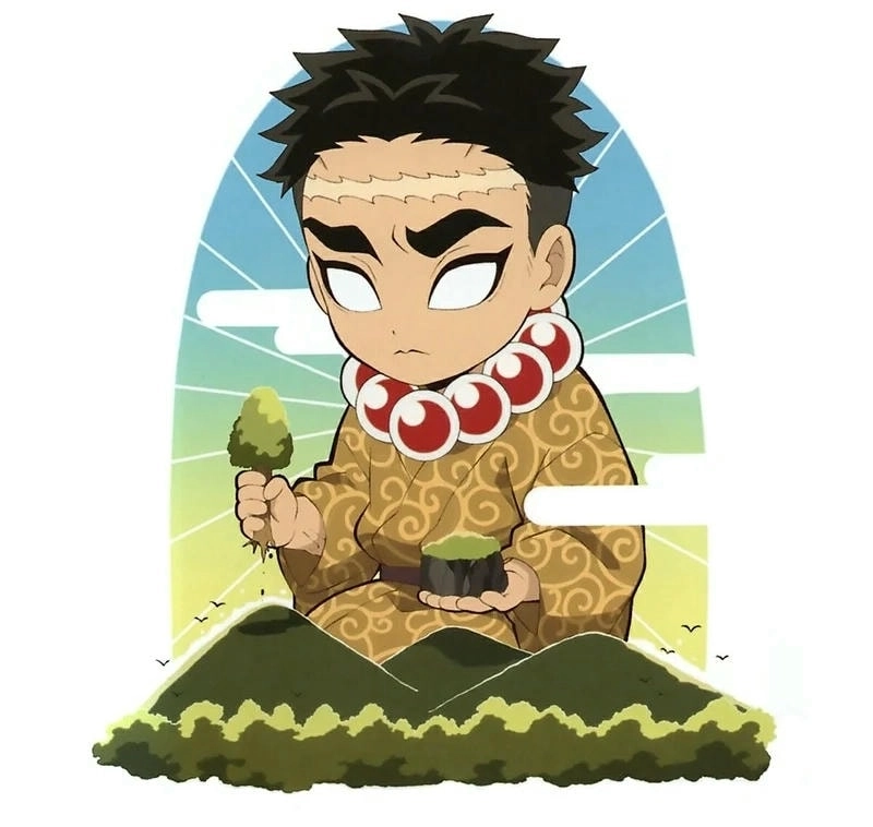 Gyomei chibi với tạo hình cực kỳ dễ thương