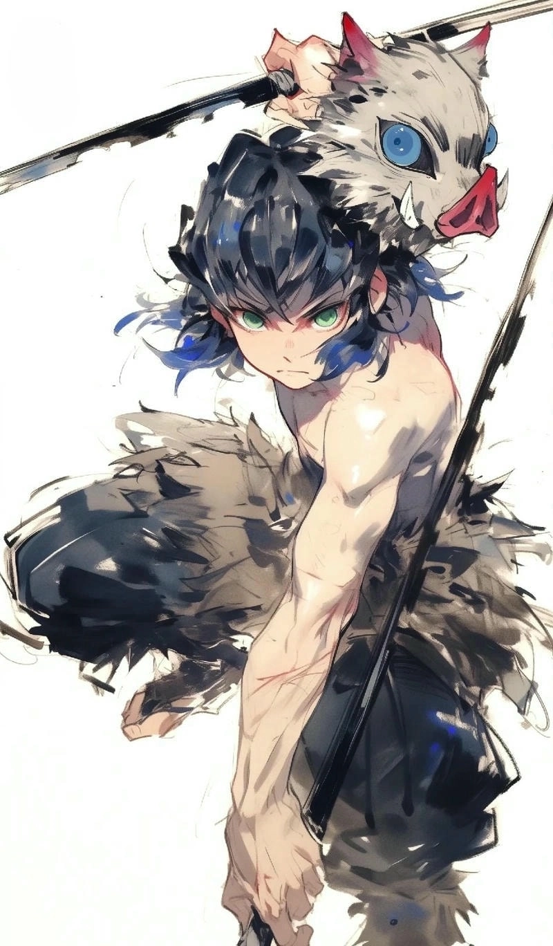 Bộ sưu tập Inosuke chibi dễ thương