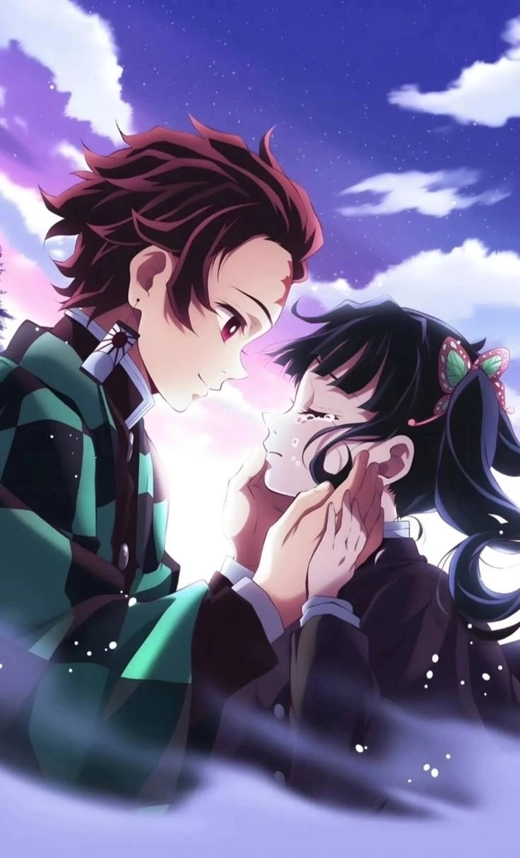 Ảnh đẹp đôi Kanao x Tanjirou cuốn hút