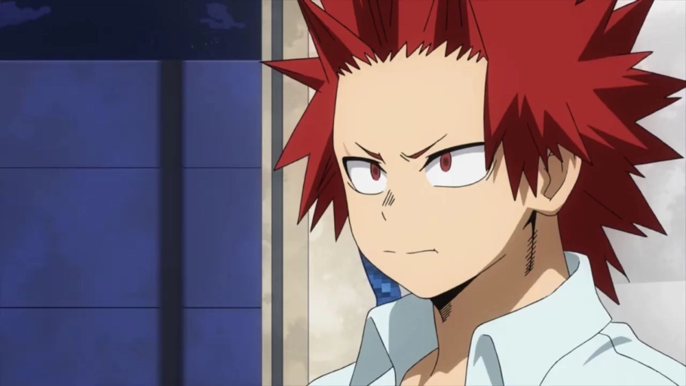 Kirishima nổi bật với phong cách anh hùng