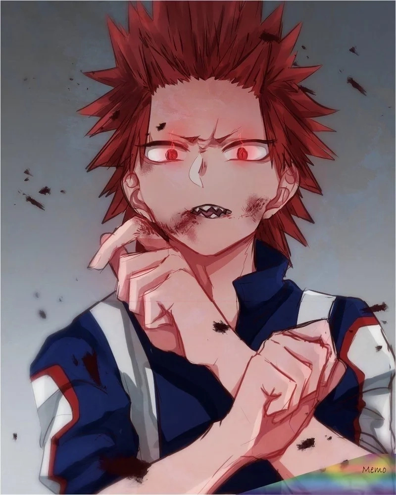 Kirishima Eijirou Manga sắc nét từng chi tiết