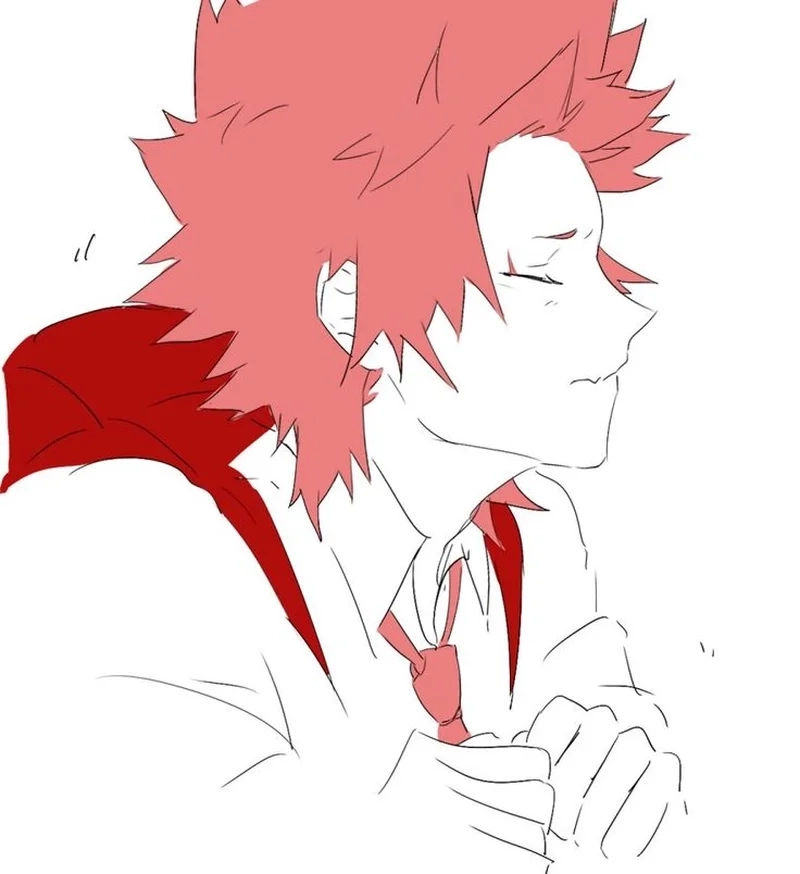 Kirishima Eijirou Fanart thể hiện cá tính mạnh mẽ
