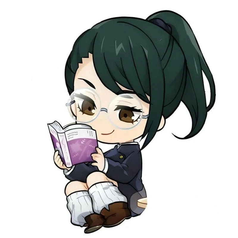 Tranh chibi vẽ tay cực dễ thương Maki Chibi Drawing