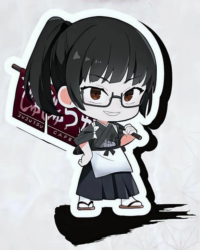 Hình chibi trong suốt cực đẹp Maki Chibi PNG