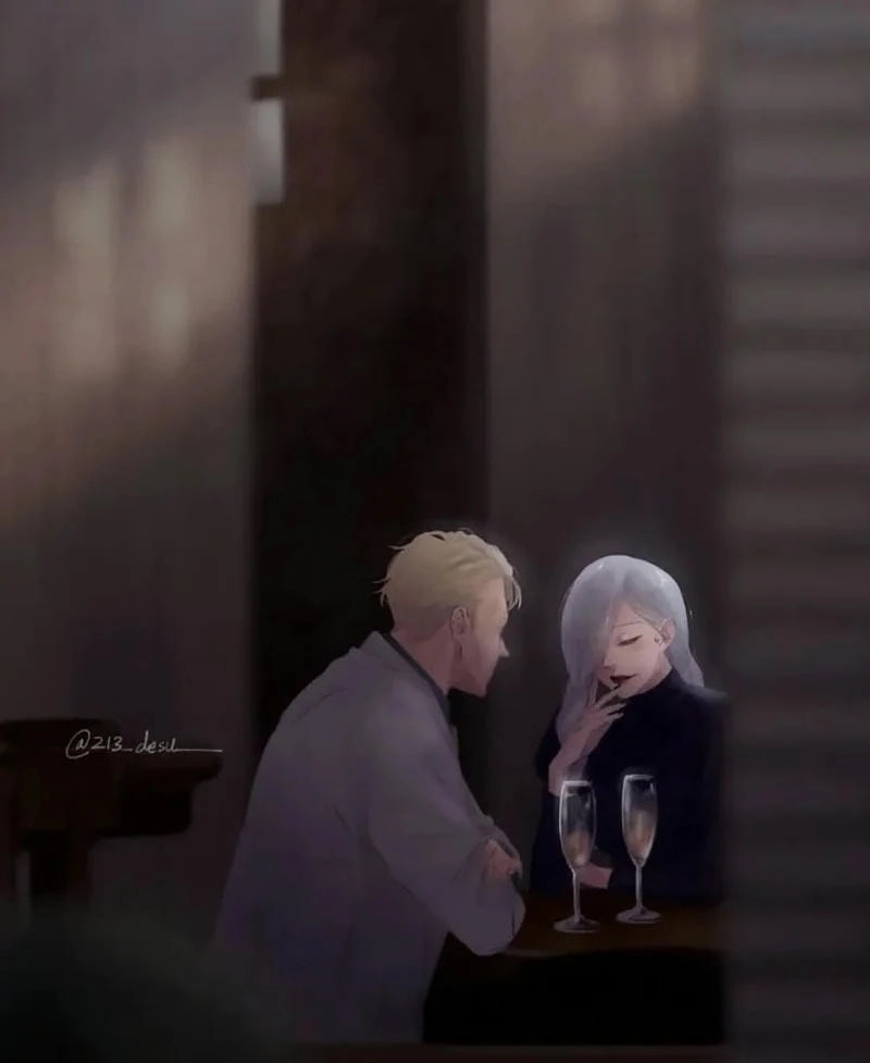 Fanart đẹp mắt Gojo x Mei