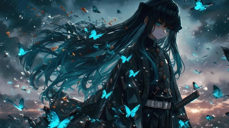 Tokito Muichiro ánh nhìn sắc lạnh