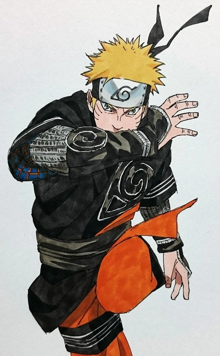 Hình ảnh Uzumaki Naruto Lục Đạo thần thánh