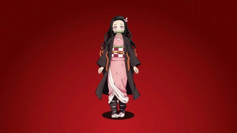 Thần thái cuốn hút của Nezuko Kamado