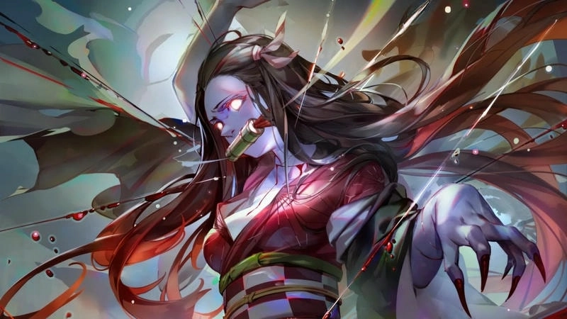 Bộ sưu tập Semidraws stickers Nezuko đa dạng