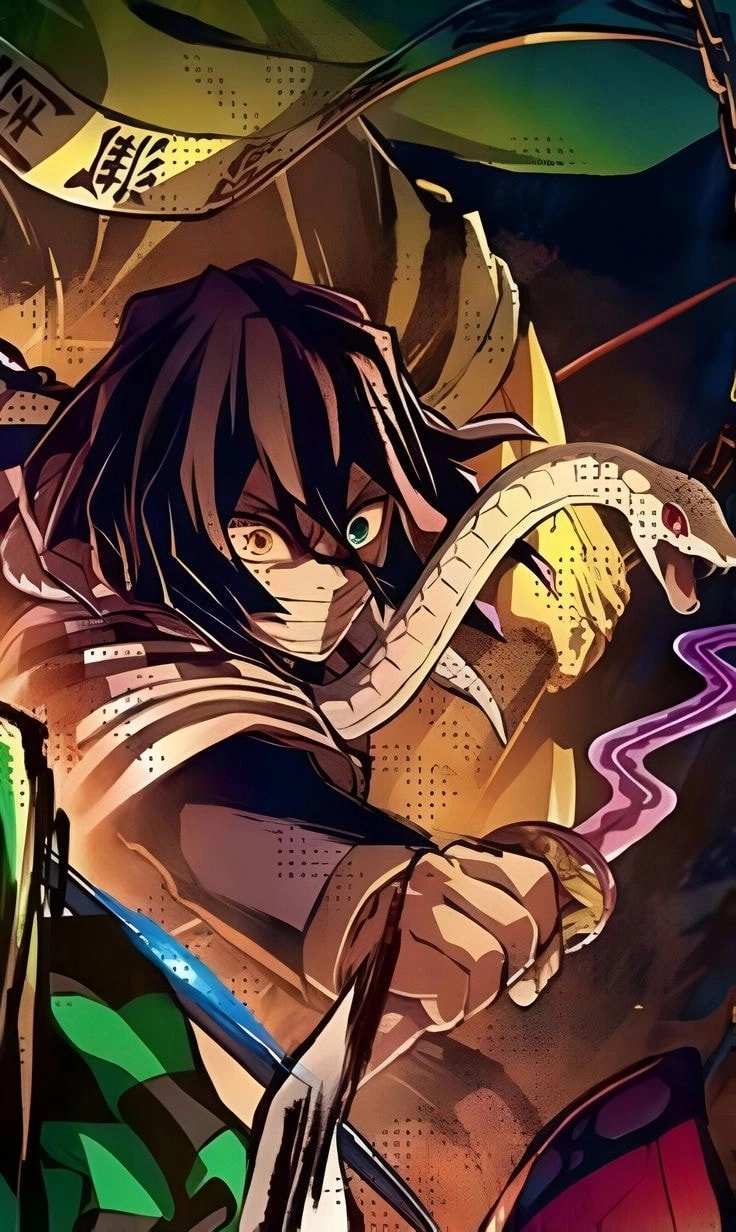 Gương mặt thật của Iguro Obanai Face