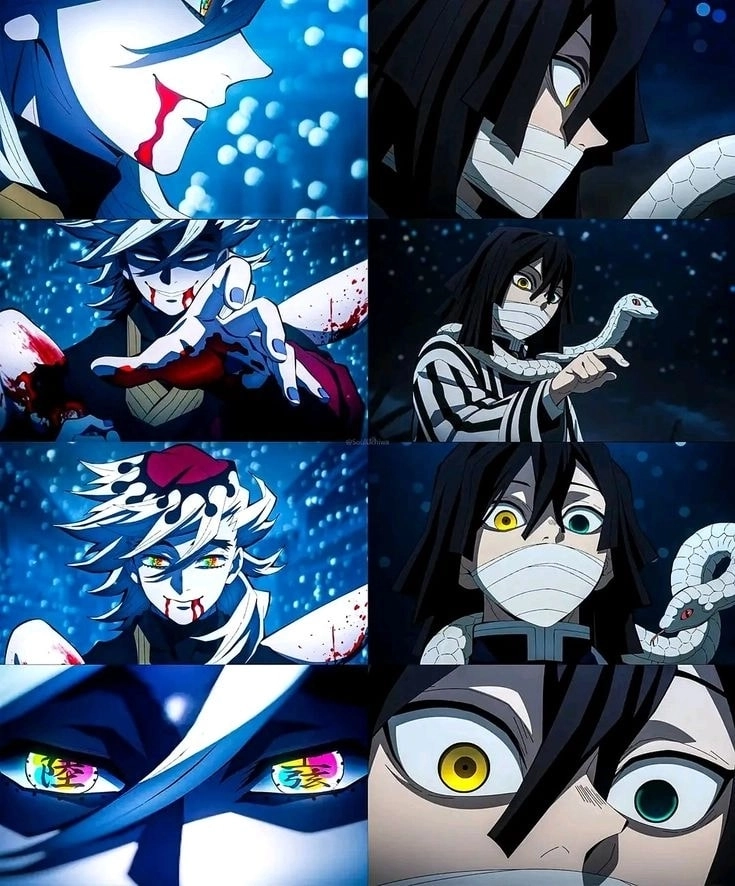 Tương tác thú vị giữa Obanai x Giyuu