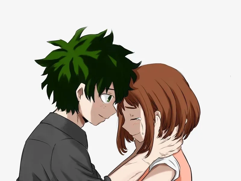 Cảm xúc đan xen từ Ochako X Toga Fanart