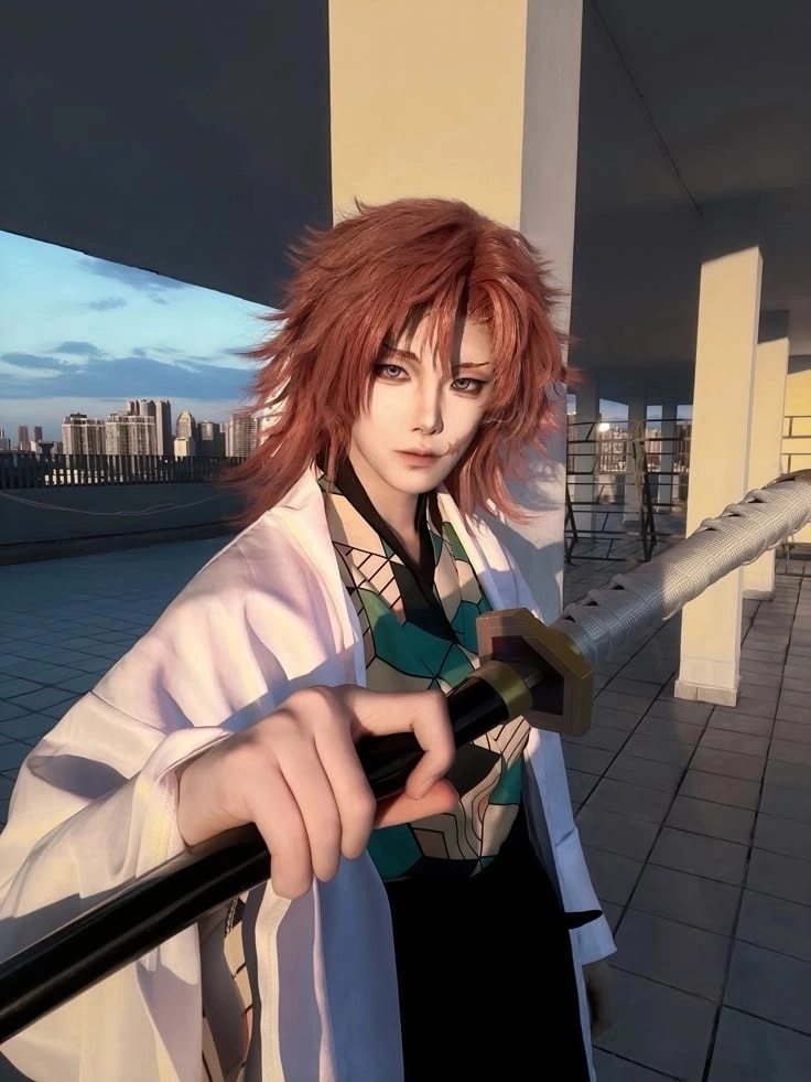 Bộ ảnh Demon slayer Sabito chibi độc đáo