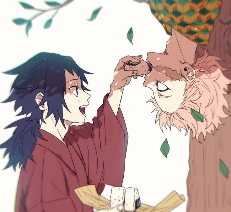 Fan yêu thích cặp Sabito x Giyuu cảm xúc