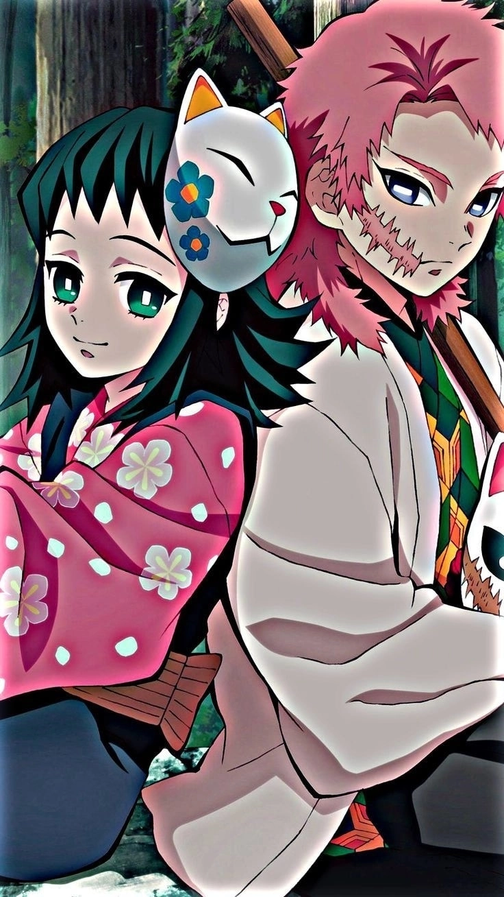 Khoảnh khắc tình cảm Sabito x Makomo