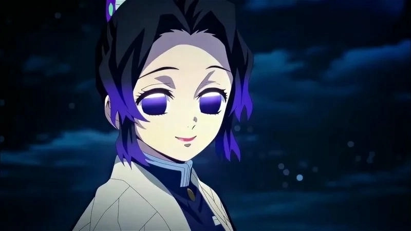 Anime tranh tô màu Shinobu đẹp mắt