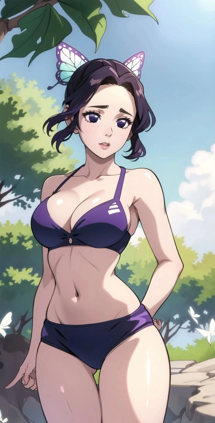 Thần thái Shinobu cute đáng yêu