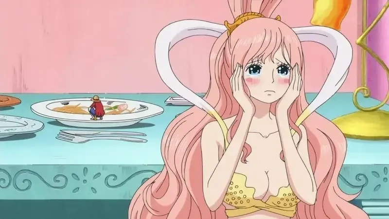 Khoảnh khắc Luffy Jumping On Shirahoshi vui nhộn