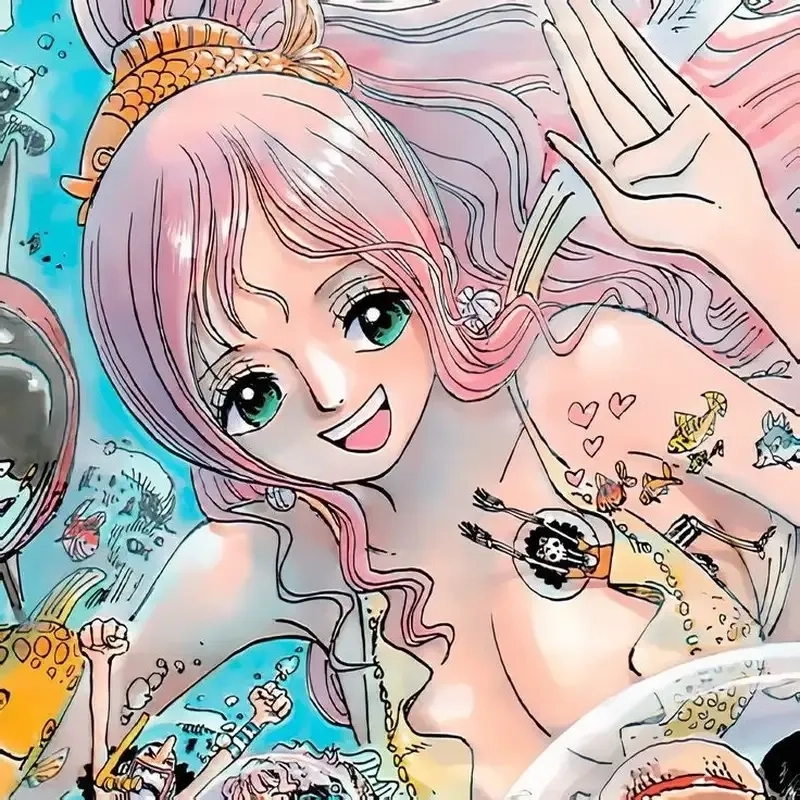 Tương tác Luffy And Shirahoshi đáng yêu