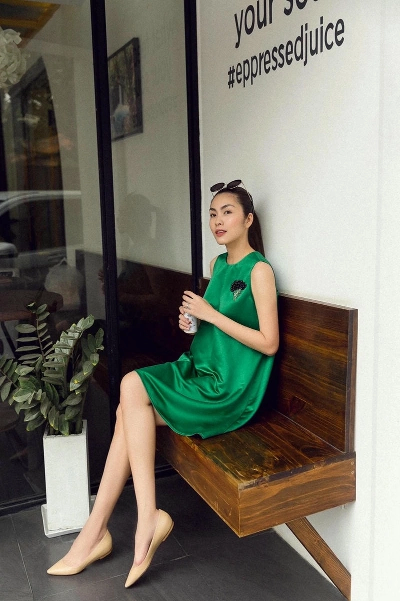 Kiểu tóc thanh lịch của Tóc Tăng Thanh Hà