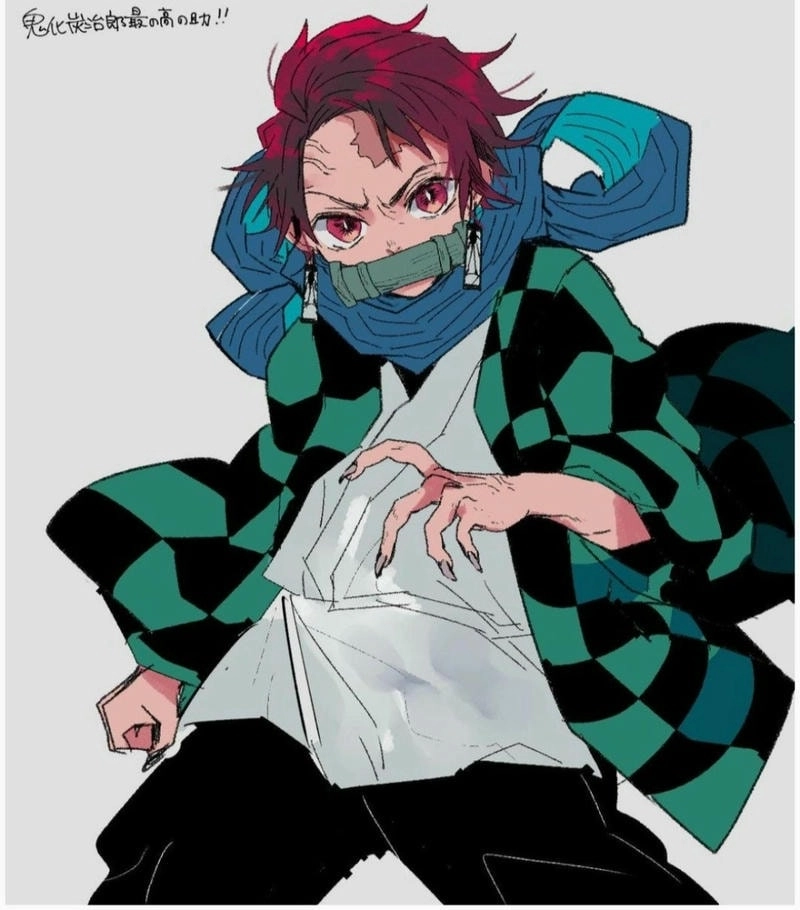 Tạo hình Demon Slayer Tanjiro cực chất