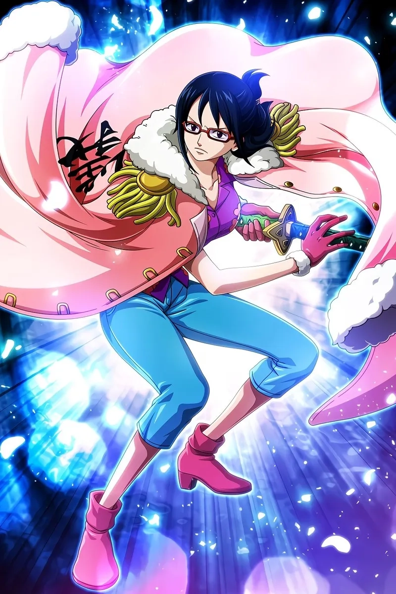 Tạo hình Tashigi One Piece sắc nét