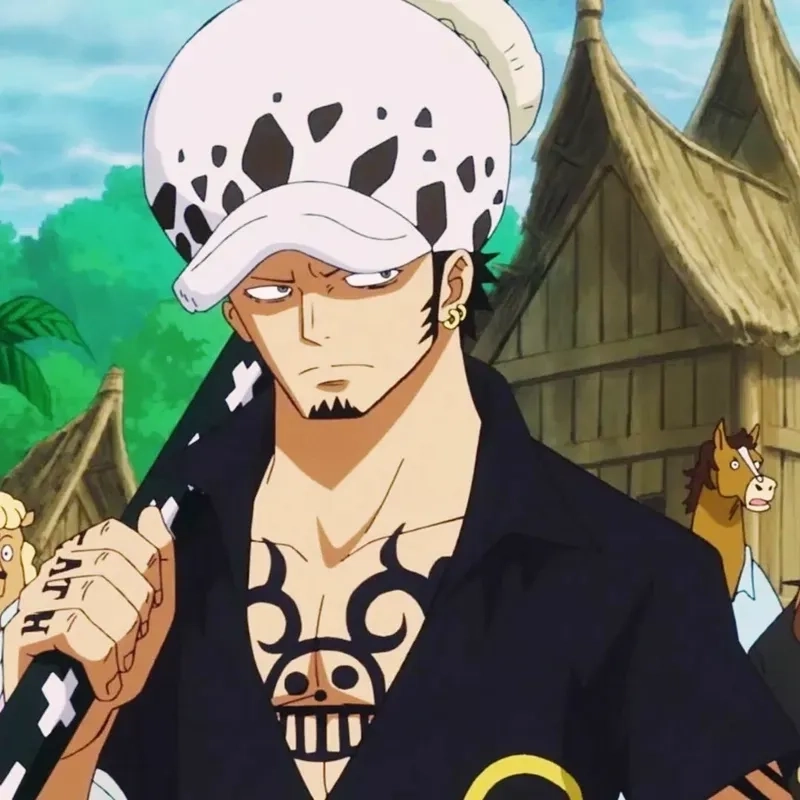 Tattoo phong cách Trafalgar D. Water Law cho fan chất