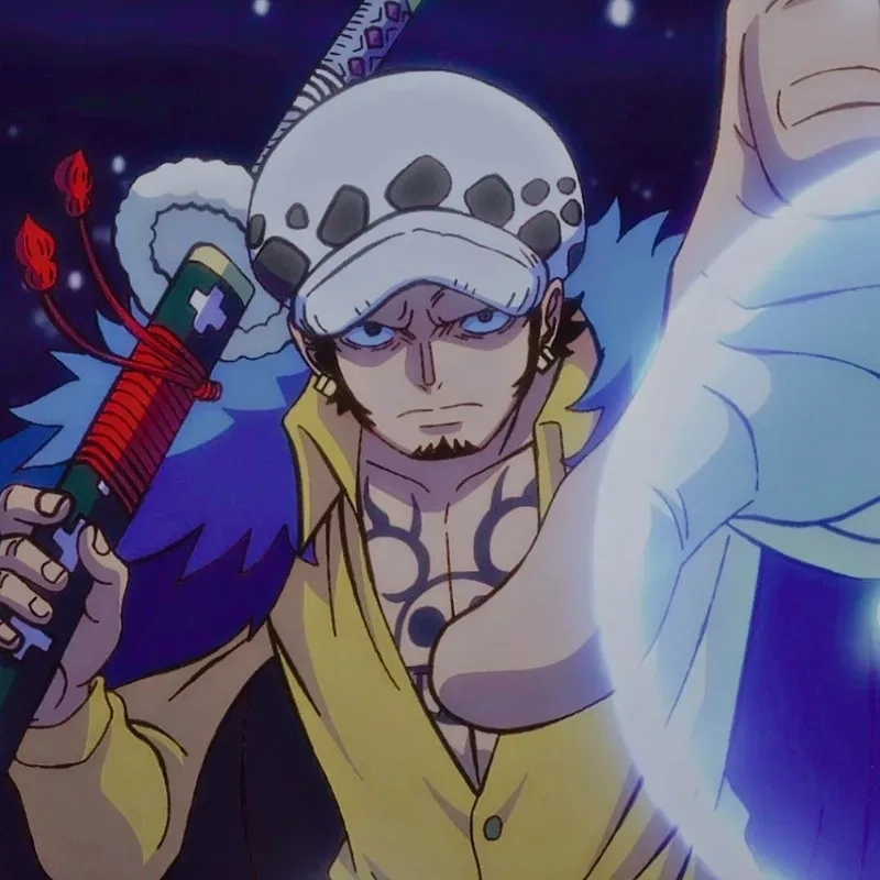 Hình xăm tay của Trafalgar D. Water Law cực chất