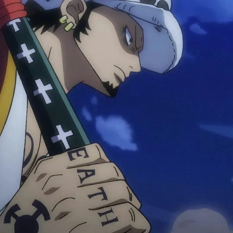 Hình ảnh Trafalgar D. Water Law trong bản anime cực ngầu