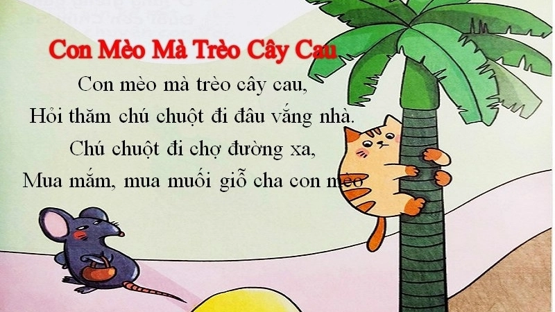 Bài ca dao Con mèo mà trèo cây cau